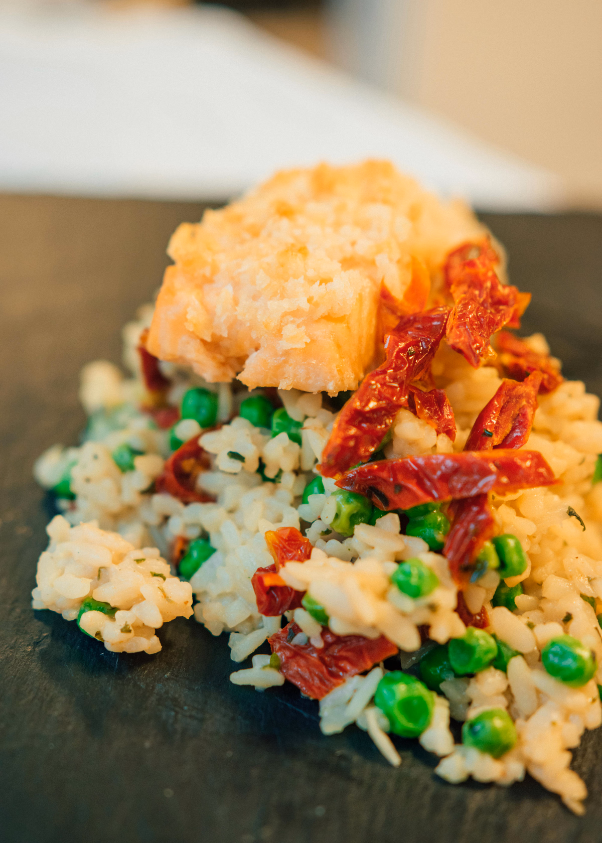 15-Minute Salmon with Tomato Salsa