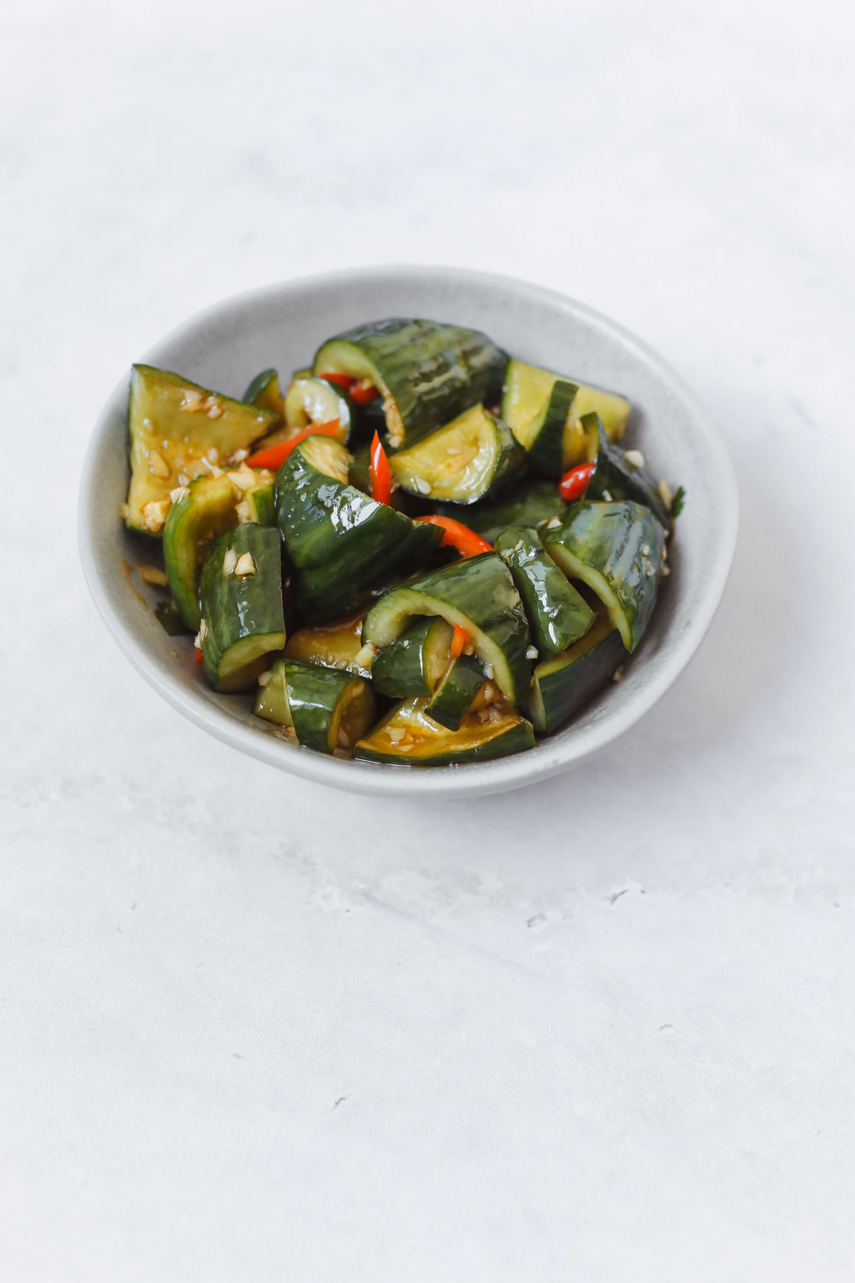 5-Minute Cold Cucumber Salad 2
