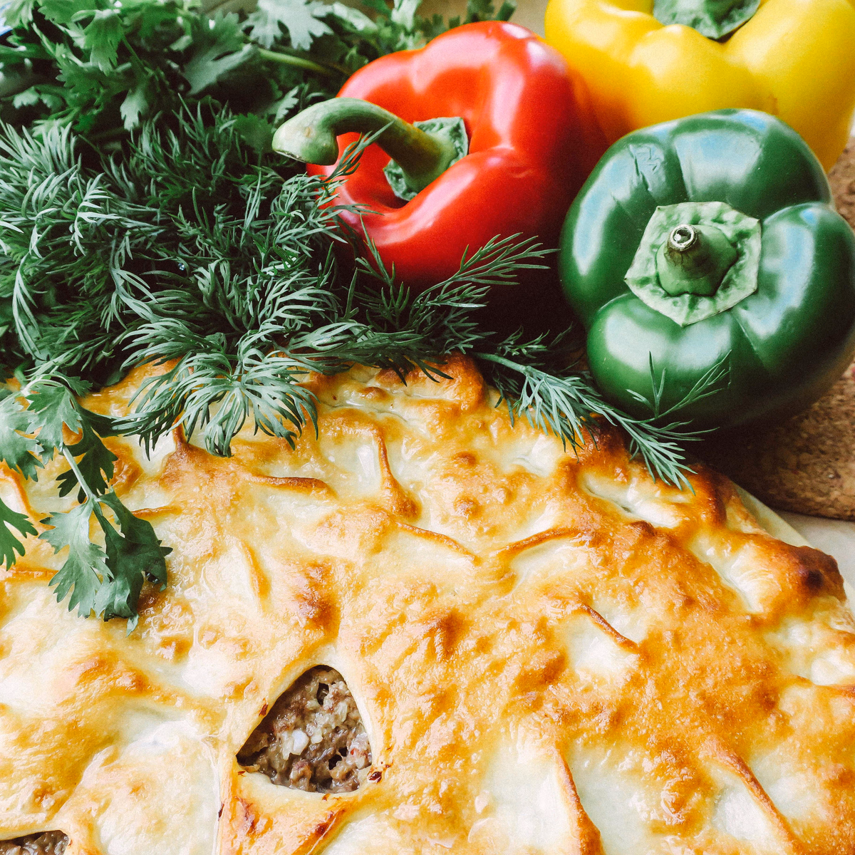 Baked Salmon & Walnut Patties With Red Bell Pepper Sauce
