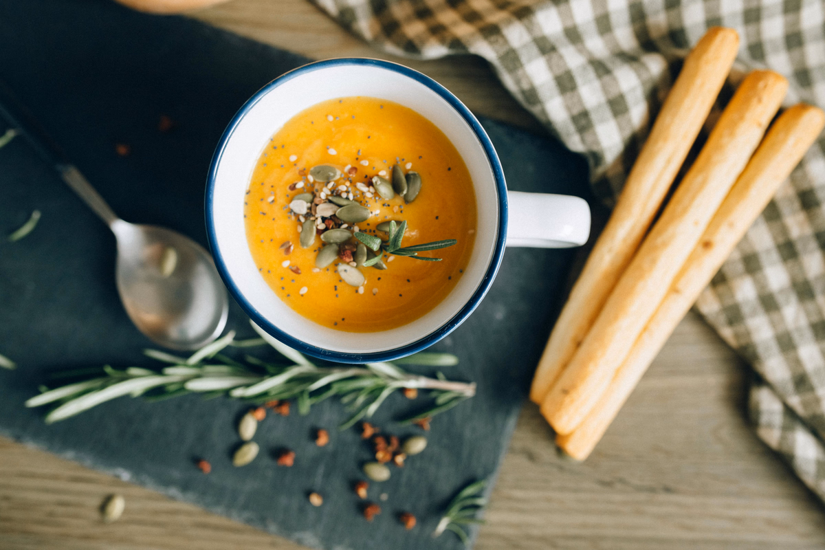 Italian Navy Bean Soup with Rosemary