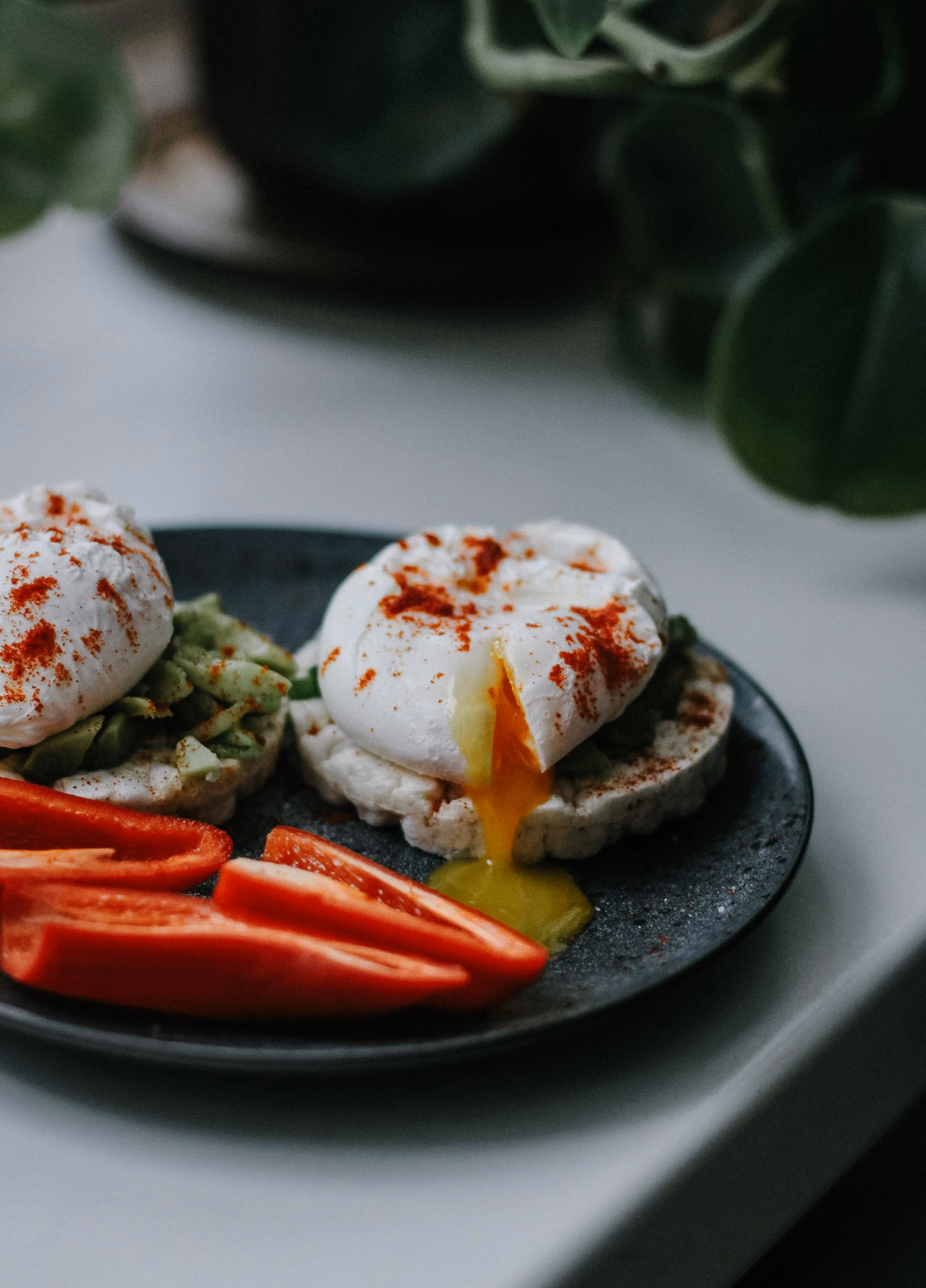 Poached Eggs Over Sautéed Greens