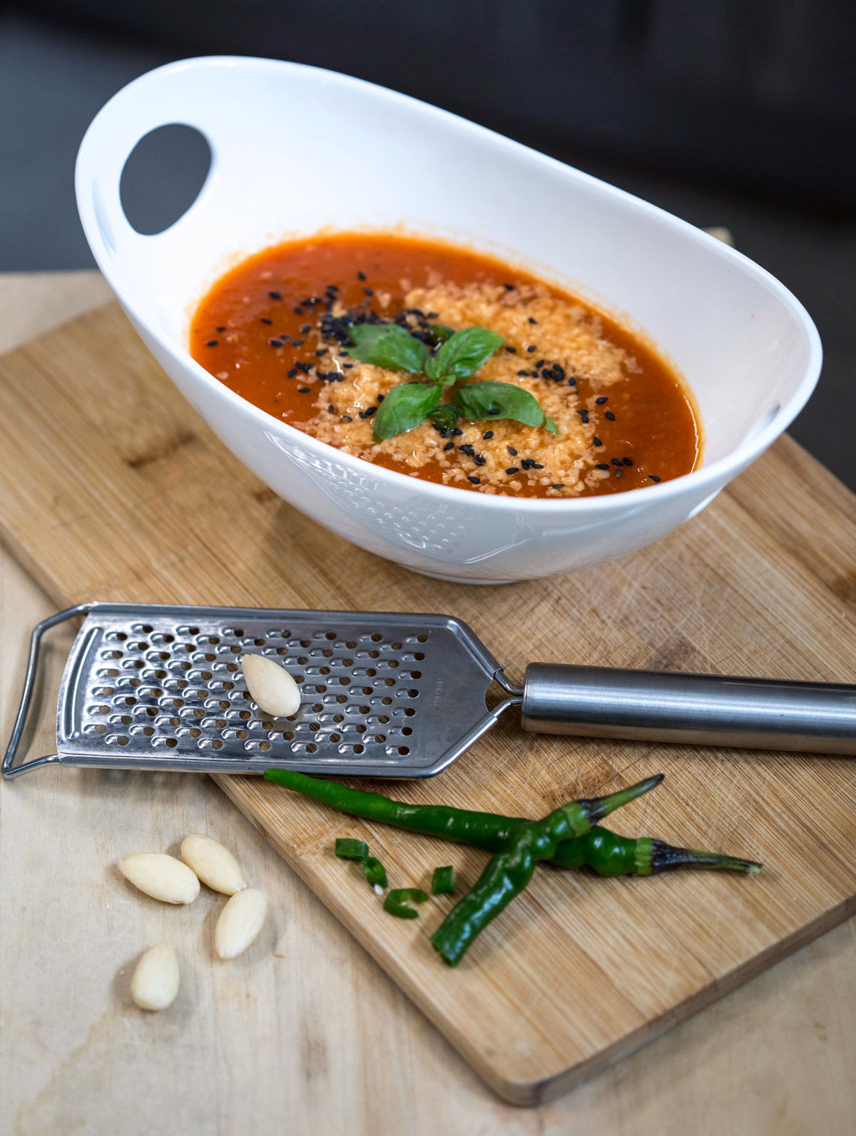 Roasted Red Bell Pepper Soup